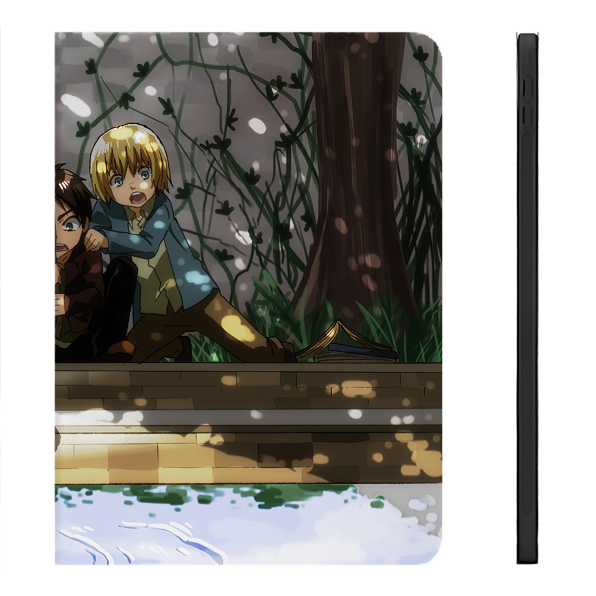 （画像用） 進撃の巨人 Attack on Titan IPadケース ペンホルダー付き ブックスタイルデザイン